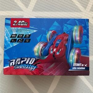 NEW IN BOX! 2.4GHz Stunt Car - Red and Blue